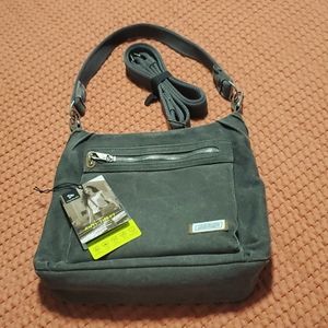 Travelon Heritage Hobo Anti-theft security bag in Pewter